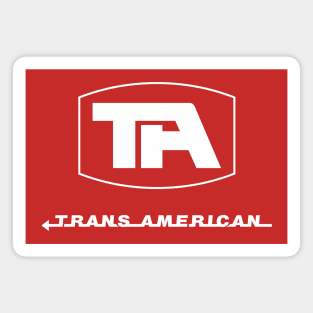 Transamerican Airlines - White Magnet